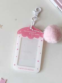 1 PC Girl Heart Cartoon Strawberry 3-Inch Small Card Display Card Set Student Star Chasing Pendant Hard Card Set Bus Kaka Bag - Multicolor - View 11