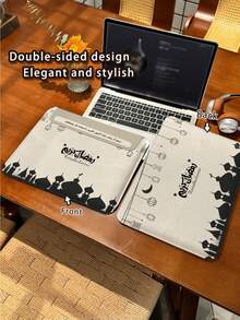 这款PU皮革磁扣笔记本电脑/平板电脑保护套，采用清真寺图案设计，兼容MacBook Pro 15英寸、MacBook Air 13英寸、Galaxy TAB S10 Ultra和Metabook 14英寸等机型。防水防污，方便携带，也可作为iPad收纳包或鼠标垫使用。是办公、商务和学习的必备笔记本电脑包。 - 米色 - 查看 5