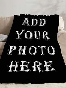 One Custom Blanket, Personalized Photo Blanket, Valentine's Day Decor, Christmas Gift, Personalized Christmas Bedding Blanket, Blanket Can Be Used On Bed/Sofa/Indoor/Outdoor, Gift For Friends, K-Themed Gift, Family Gift, Birthday Gift, Gift For A Friend, Gift For Her, Gift For Girlfriend, Gift For Parents. - Màu hỗn hợp - Xem 8