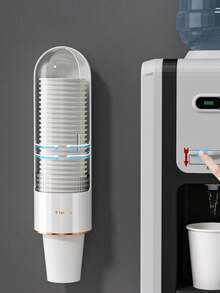 Minimalist Paper Cup Holder, Multifunctional Desktop Organizer, Coffee/Milk Tea Cup Rack, Cup Dispenser - Multicolor - View 1