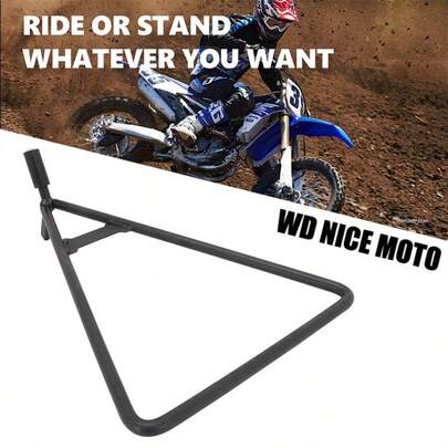 WD NICE MOTO Soporte para motocicleta Soporte para motocicleta de campo a través Universal para KTM Kawasaki 80CC-500CC Motocross Enduro Pit Bike Negro