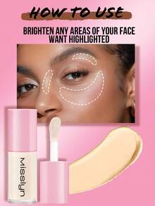 MISSLYN-Magic Skin Concealer, Concealer, Concealer Stick, Liquid Concealer, Concealer Makeup, Concealer Brown, Concealer White, Concealer Full Coverage, Matt Liquid Concealer, Long Lasting Concealer, Brightening Concealer, All-Day Long Concealer,Xmas Christmas, Y2K, Lightweight Concealer, Weightless Concealer, Hydrating Concealer,Vegan,Cruelty Free - #03 - View 4