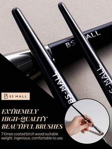 BS-MALL 16pcs High Quality Black Makeup Brush Set, Professional Makeup Artist Makeup Brushes, Foundation Brush, Eyeshadow Brush, Blush Brush, Makeup Tools - Black - View 3