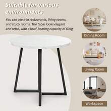 Dining Tables - White - View 8