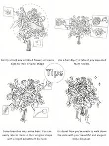 10英寸心形水晶新娘捧花，蕾丝蝴蝶结丝绸玫瑰婚礼仪式道具，毕业舞会礼物