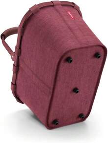 Reisenthel Carrybag Twist Maroon – Stabiler Einkaufskorb Mit Viel Stauraum Und Praktischer Innentasche – Elegantes Und Wasserabweisendes Design - 玫瑰紅 - 查看 5