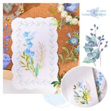 Stickers - Flowers/Blue 02 - View 3