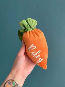 Personalized Easter Carrot Shaped Gift Bags, Easter Gifts, Easter Basket Fillers, Easter Party Favors, Easter Candy Bags, Carrot Shaped Gift Bags - Multicolor - View 4