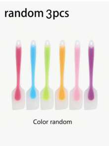 3pcs Heat-Resistant Silicone Spatula Set, Including Mini Silicone Spatula, Jam Scraper, Heat-Resistant Butter Knife, Baking Mixing Tools, Kitchen Essentials, Suitable For Apartment Use, Silicone Material - Multicolor - View 11