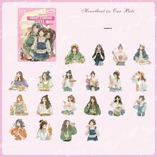 1 Pack Comfortable Life Series Waterproof Stickers, Character Sticker Sheets, Scrapbooking Supplies, DIY Planner Stickers - Multicolor - View 14