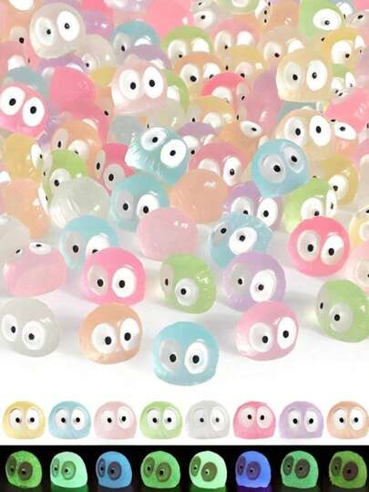 Set de 150/100/50/20/5/1 pieza de bolas de carbón brillantes, figuritas de polvo de hadas, micro adornos, decoración de jardín de hadas, decoración del hogar, accesorios decorativos brillantes