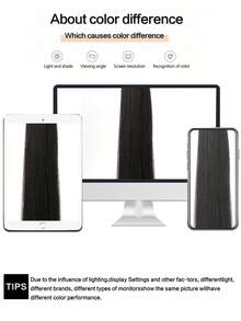 Extensiones de coleta trenzada con banda elástica, extensiones de coleta negras, postizos de coleta para mujeres de 26 pulgadas de largo, rectos, suaves, de fibra sintética natural resistente al calor (color del cabello: negro natural, marrón claro, marrón oscuro, negro parduzco) - Multicolor - Ver 6