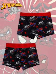 Disney 1条蜘蛛侠男士平角内裤，亲肤弹力贴身舒适平角内裤，四季皆宜 - 彩色 - 查看 1