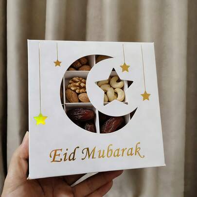 صندوق حلوى هلال رمضان، صندوق بسكويت ذهبي لعيد الفطر، صندوق هدايا ووجبات خفيفة لرمضان، مناسب لحفلات عيد الفطر وعيد الأضحى، صندوق كعكة فاخر، صندوق حلوى الماكرون، صندوق فواكه مجففة ومكسرات، صندوق هدايا رمضان، مستلزمات الخبز، أساسيات المطبخ