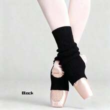 Dance Practice Socks Knitted Yoga Latin Socks Protective Footstep Socks Ballet Pile Socks Fashion Velvet Socks, Suitable For Daily Wear, Autumn Edition - trắng - Xem 8