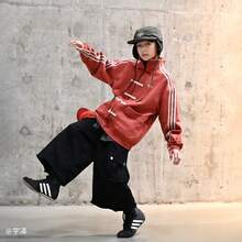 Adidas JK CTT 3 Chinese New Year Men's Casual Sports Jacket - Red - View 7