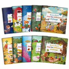 Spot The Differences Fun Book – Compare Two Pictures Puzzles, Easy Layout, Builds Observation, Attention And Visual Reasoning - Find the Difference Challenge - View 1