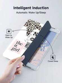 星形豹纹平板电脑保护套和 Kindle 电子书保护套，兼容 iPad 10 代、iPad 11/Air 4/Air 7/9.7 英寸，兼容三星 Galaxy Tab A9 Plus、Kindle（11 代 - 2024 版）（6 英寸）、Kindle Paperwhite 12 代 2024，时尚简约的图案使其成为绝佳的节日礼物。 - 彩色 - 查看 5