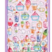 3D卡通贴纸，学生奖励，节日礼物，柔软可爱DIY手机壳，笔记本，摇摇玩具，3D浮雕可爱系列贴纸 - 彩色 - 查看 6