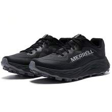 MERRELL AGILITY PEAK 6 织物户外徒步鞋，耐磨防滑低帮登山鞋，男款 - 黑色 - 查看 2