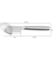 Stainless Steel Scallion Cutter, Scallion Knife, Shredder Tool, Multi-Function Vegetable Slicer, Kitchen Gadget - Multicolor - View 5