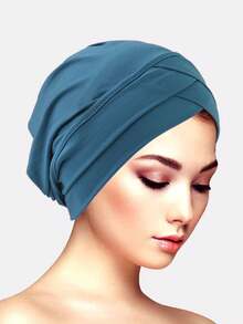 1pc/2pcs Women's Criss-Cross Elastic Beanie Hat, Skull Cap, Suitable For Daily Use - Multicolor - View 29