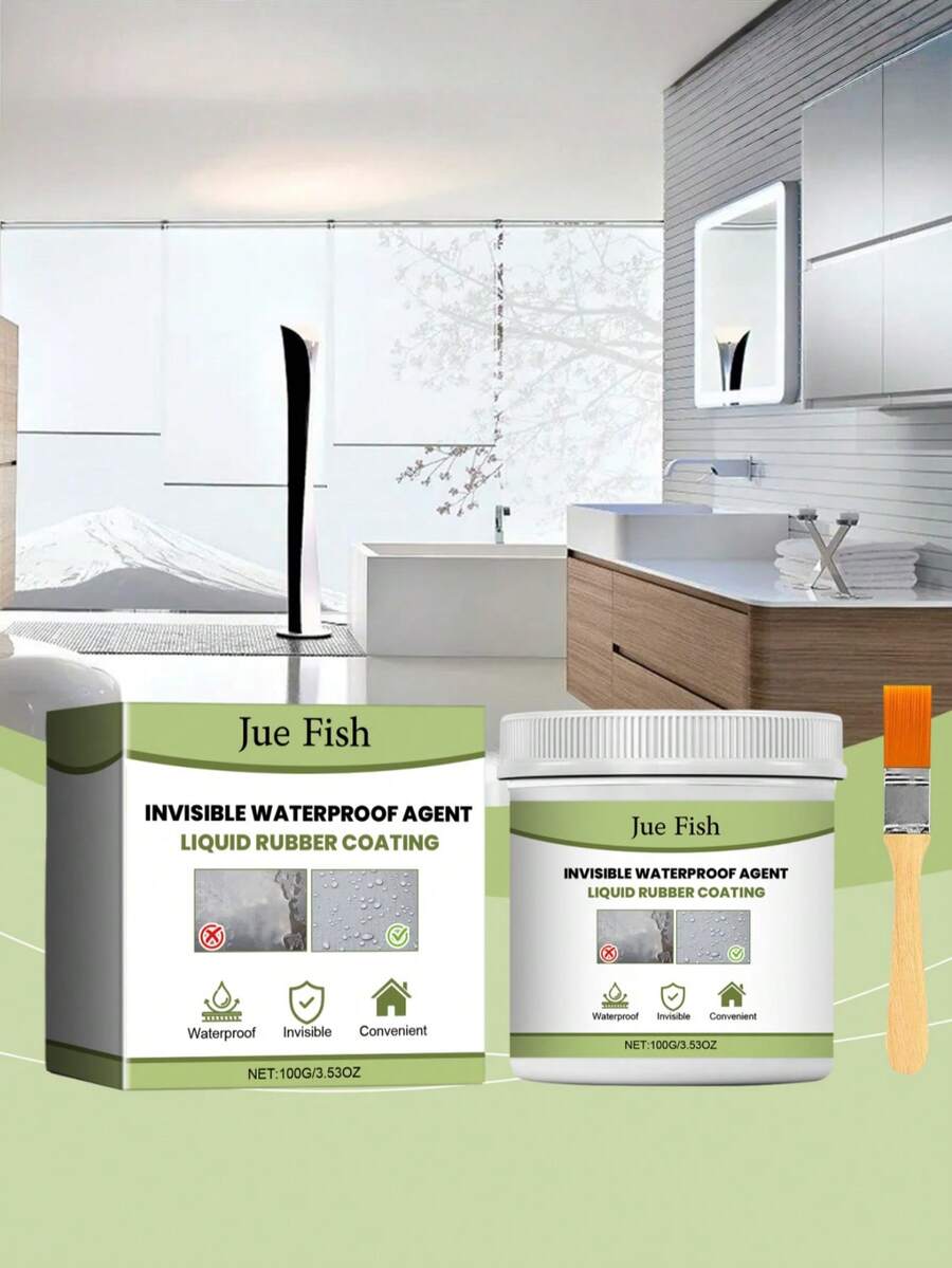 Sellador impermeable, sellador impermeable invisible para uso doméstico, sin necesidad de romper ladrillos, revestimiento impermeable - Multicolor - Ver 1