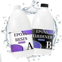 240ml/500ml/1000ml Crystal Clear Epoxy Resin AB Glue Set, 1:1 Mix, High Transparency And Quick Drying, No Bubbles, Anti-Yellowing, Smooth Surface, Suitable For DIY Art River Tables, Jewelry Casting Crafts - Multiple Specifications - View 18