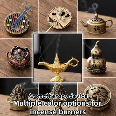 Bộ 2 lư hương/1 lư hương, lư hương, lư hương nhỏ, đồ thủ công mỹ nghệ, bình xông tinh dầu, đồ trang trí xông tinh dầu, đĩa lư hương nhỏ, giá đựng nhang muỗi, đĩa nhang muỗi, hộp nhang muỗi, đèn xông tinh dầu, lư hương mini - Nhiều kiểu dáng, lư hương treo - Chất liệu hợp kim kim loại, lư hương xông tinh dầu, đồ trang trí thủ công, quà tặng nhỏ cho gia đình và bạn bè, đồ dùng ngày lễ, đồ dùng ngoài trời, đồ dùng gia đình, đồ dùng ký túc xá.