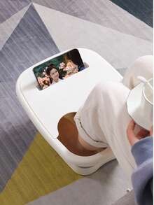 Foldable Massage Foot Soaking Bucket, Home Use, Simple Massage, Wellness, Foot Bath Basin Household Foot Bath Basin Made Of Plastic, Designed For Health Preservation. It Comes With A Lid For Heat Preservation And Has A Massage Function. This Foot Soaking Bucket Is Suitable For Adults.Light Weight, Space Saving - 彩色 - 查看 2