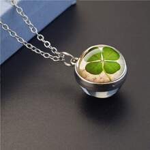 1PC Four Leaf Clover Pendant Necklace Women Fashion Jewelry Gift For Birthday Anniversary Valentine's Day Lucky Charm Statement Neckwear - style - View 7