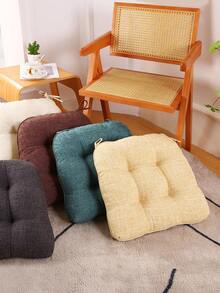 1pc Thick Non-Slip Webbing, Suitable For Binding Chair Cushions, Dining Chair Pads, Seat Cushions, And Warm Seat Pads For Autumn/Winter - Beige - View 6