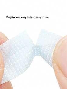 1 Roll Eyelash Extension Tape, Includes Eyeshadow Stickers, Eyelash Extension Paper Stickers, Invisible Face Makeup Tape, Instant Face Practice Makeup Tape, Face Lift Plastic Tape, Eyeliner Tape (1.25cm*4.5m), Makeup Tools, Eyelash Tools - Multicolor - View 3