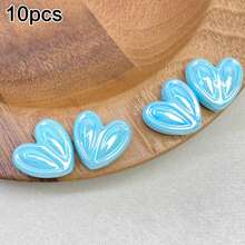 10pcs Colorful Acrylic Rabbit Ear & Heart Shaped Beads, DIY Jewelry Making, Craft Supplies, Friendship Gifts, Home Decor, Small Accessories - DIY - View 22