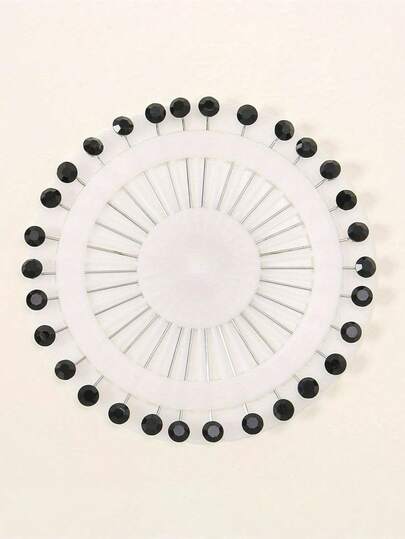 30pcs Colorful Rhinestone Scarf Pins, Fashion Brooch Pins For Women