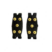 5-Tooth Outdoor Anti-Slip Shoe Covers, Suitable For Climbing, Hiking, Ice And Snow Terrain - Black - View 2