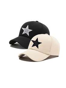 两顶情侣棒球帽，男女款，防紫外线，经典纯色/简约情侣款，可调节遮阳帽，适合情人节/周年纪念日/旅行，约会/街头穿搭的完美之选，情侣配饰/浪漫情侣礼物/户外活动/休闲装扮 - 彩色 - 查看 19