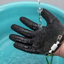 Fishing Catching Gloves Magnet Release Anti-Slip Protect Hand From Puncture Scrapes Waterproof Fishing Gloves Fishing Glove Catch Fish Anti-Slip Durable Full Finger Glove Waterproof Work Cut Resistant Left Right Apparel Protect Hand Glove - Multicolor - View 10