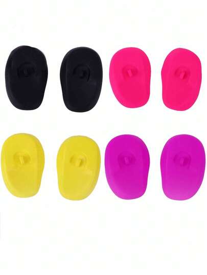 1 对纯色耳套，防水护耳罩，适用于染发、烫发、剪发，可重复使用，多种颜色可选