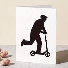 创意滑板切割模具、DIY剪贴簿相册和压花模板、贺卡制作工具、卡片纸切割工艺品、礼品卡制作模板模切。 - 銀色 - 查看 1