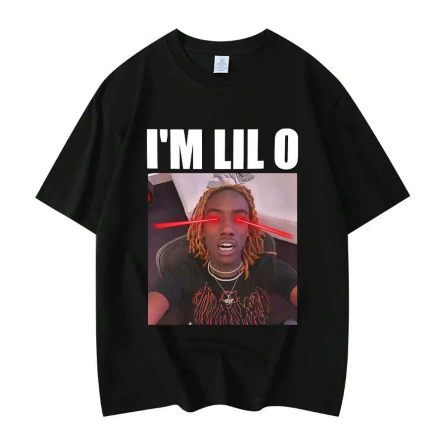 Camisetas gráficas divertidas de Osamason para hombres y mujeres, ropa de moda hip hop, camisetas de manga corta, camisetas de algodón sueltas y casuales de verano - Negro - Ver 1