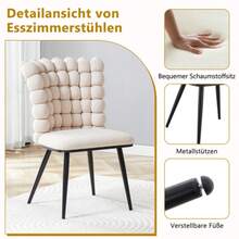 Dining Chairs - White - View 3