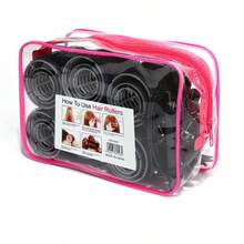 30支装自粘式免加热卷发棒，DIY美发配件，女士美发工具，美发工具 - 彩色 - 查看 8