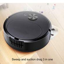 New Home Rechargeable Vacuum Cleaner Mini Cleaning Machine Automatic Dust Removal 3-In-1 Smart Sweeping Robot - Black - View 6