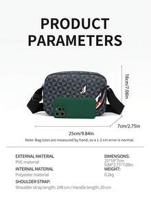 Fashion Personalized Small Bag Shoulder Crossbody Bag With A Small Hong Kong Fashion Crossbody Bag Men Bag Christmas Winter Fall Christmas Gifts Side Bag Gifts Fashionable Gifts Valentine Day Valentines Travel Essentials Holiday Essentials Bag Camping Sling Bag Stickers Bags Summer Valentines Gifts Valentine Gifts Bag Pack Cross Body Bag Spring School Supplies Valentine'S Day Phone Bag - Multicolor - View 7