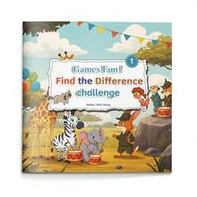 Spot The Differences Fun Book – Compare Two Pictures Puzzles, Easy Layout, Builds Observation, Attention And Visual Reasoning - Find the Difference Challenge - View 12