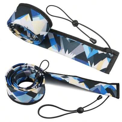 Neoprene Fishing Rod Sleeve - Fishing Rod Storage Protective Cover - Invisible Blue Anti-Puncture Fishing Rod Sleeve, Suitable For Casting, Trolling And Vertical Fishing Rods