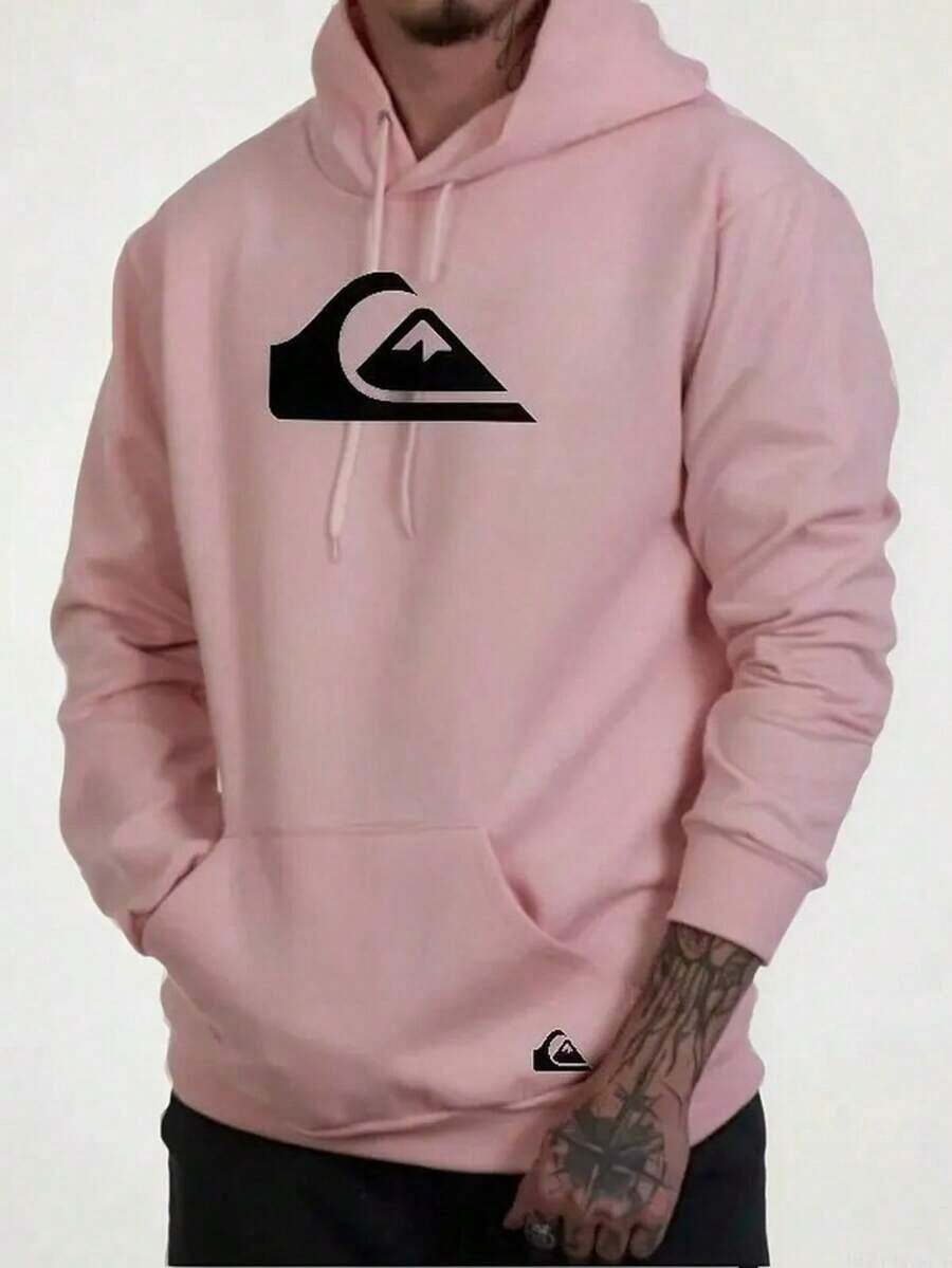 Quiksilver Fleece Sweatshirt - New Arrival - Baby Pink - View 1