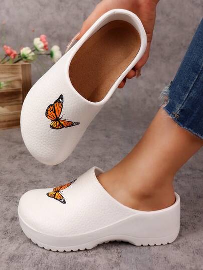 أحذية التمريض/الطبخ الخفيفة الوزن مانعة الانزلاق للنساء، متعددة الألوان أنيقة ومريحة