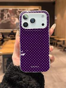 GIIPPA 1个波点图案手机壳，兼容 17 Pro Max、16 Pro Max、15 Pro Max、14 Pro Max，韩版时尚趣味手机壳，也适用于11/12/13/14/15/16 Pro Max Plus，优雅设计男女皆宜，是圣诞节、情人节、复活节、婚礼季和生日送给女友的理想礼物。